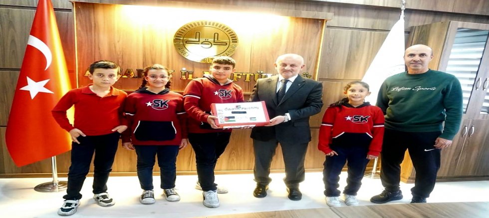 Aksaray'dan öğrenciler Gazze için kampanya yaptılar!