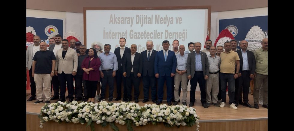 Aksaray Dijital Medya ve İnternet Gazeteciler Derneği Başkanlığına Bilal Bölükbaş seçildi!