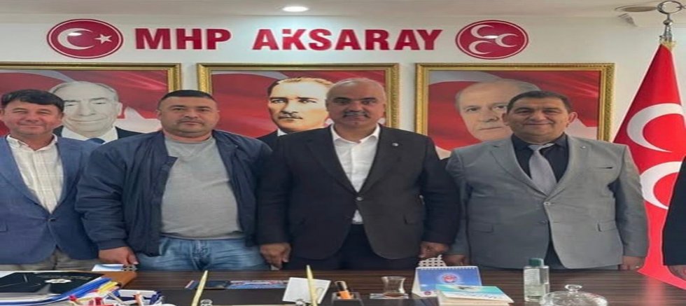 Aksaray pazarcı esnafının sorunları MHP’de görüşüldü!