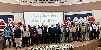 Aksaray Dijital Medya ve İnternet Gazeteciler Derneği Başkanlığına Bilal Bölükbaş seçildi!