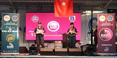Jandarma, festivalde KADES’i tanıttı 