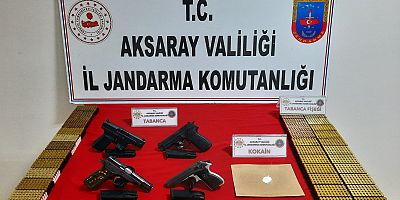Jandarma, silah ve uyuşturucu ele geçirdi