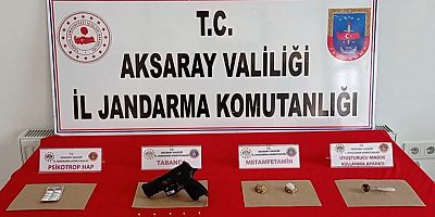Jandarma, yasaklı madde kullanan şahsı uykuda yakaladı  