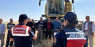 Jandarmadan, anız yangınlarına karşı uyarı