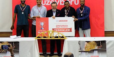 Kuzeyboru’nun Çubuk Makarna Köprü Yarışması tamamlandı!